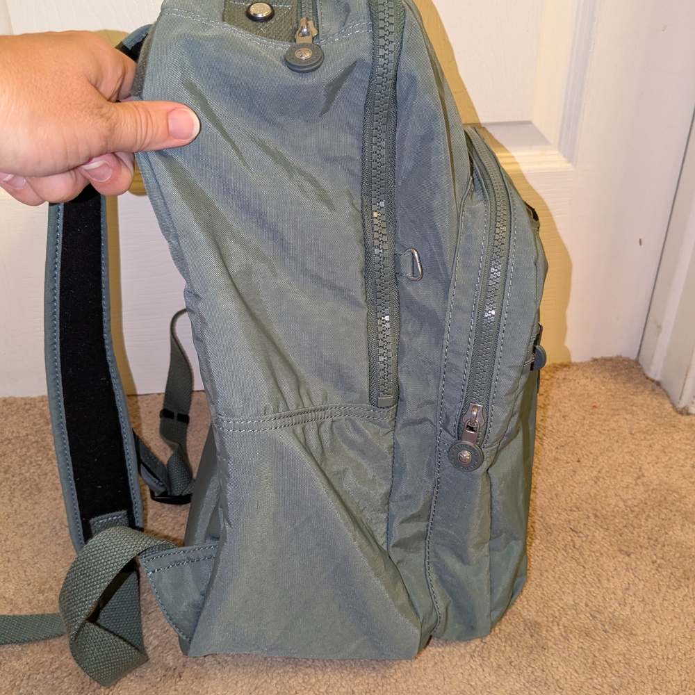 Kipling Olive Backpack - Picture 3 of 12